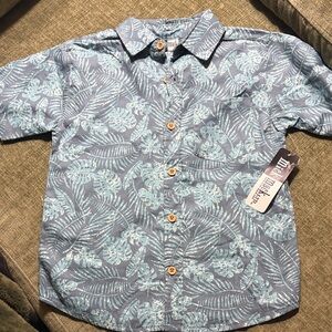 Matix Kids Tropical Blue Button-Down Shirt